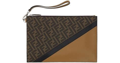 mens fendi pouch|fendi small pouch.